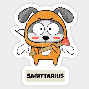 Funny Zodiac Baby Sagittarius Sticker